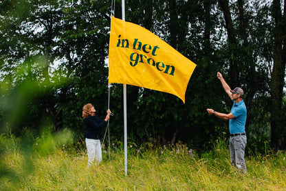 Vlag In het Groen - groot (2,25 x 1,50 meter)